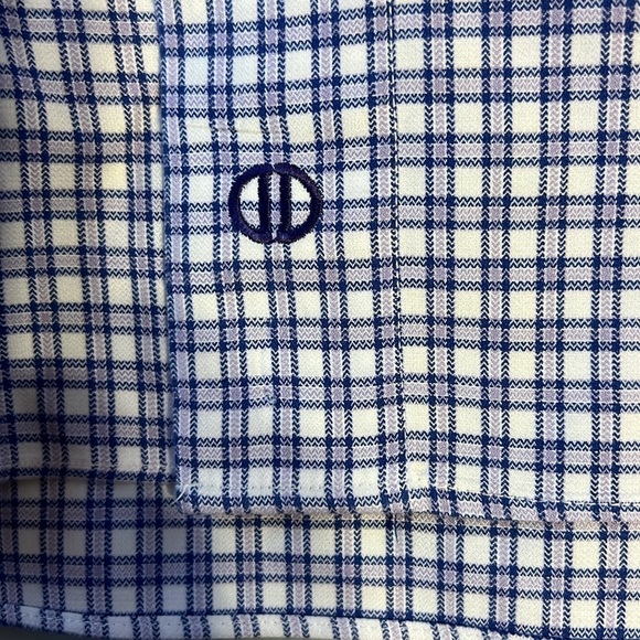 David Donahue Trim Cotton French Cuff Dress Shirt 171/2 36/37 - Picture 7 of 7